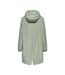 Coupe vent à capuche réversible vert/argent femme only fry-3