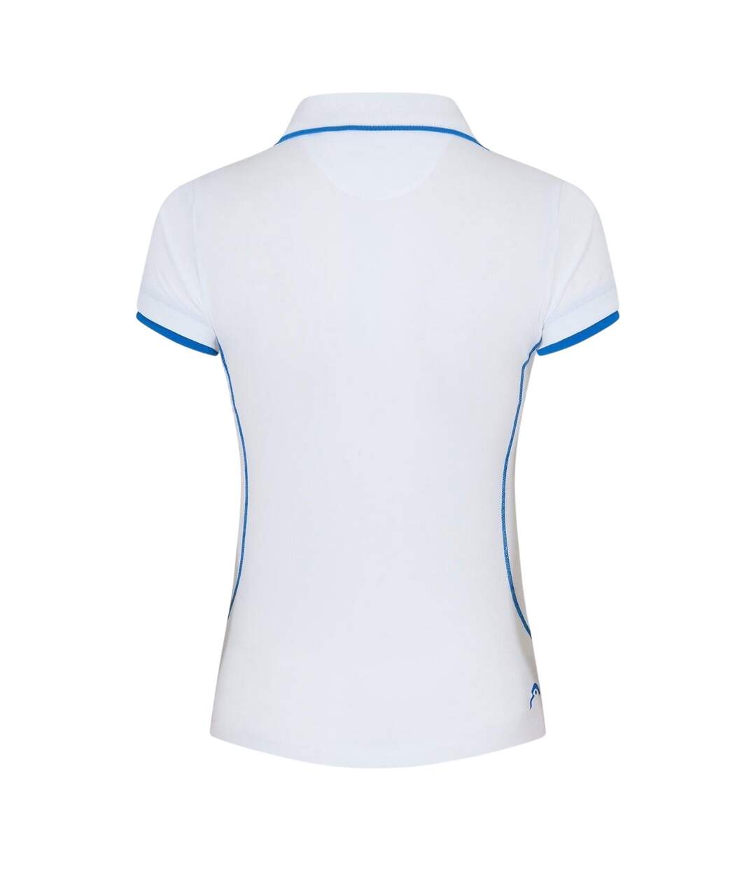 Polo Motif/style Détail Contrasté Club Italy Femme Blanc Head-2
