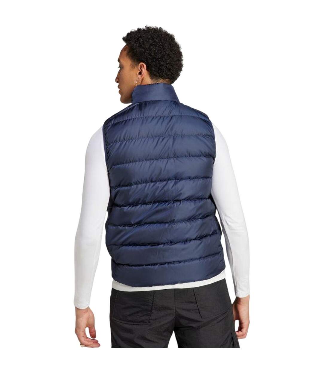 Veste Sans Manches Style 3 Rayures Homme Bleu Marine Adidas-3