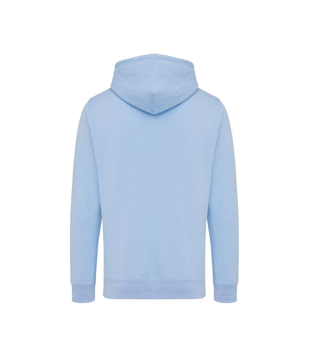 Unisex adult rila recycled cotton lightweight hoodie sky blue Iqoniq-2