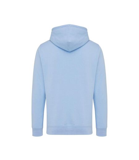 Unisex adult rila recycled cotton lightweight hoodie sky blue Iqoniq