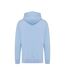 Unisex adult rila recycled cotton lightweight hoodie sky blue Iqoniq-2