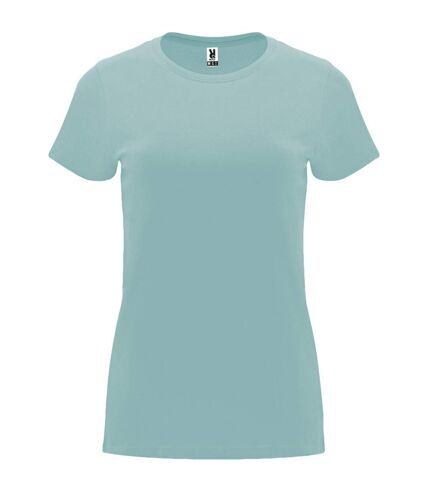 T-shirt capri femme bleu délavé Roly Roly