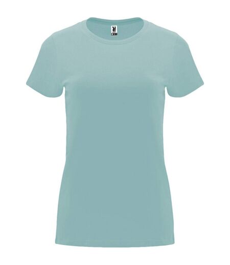 T-shirt capri femme bleu délavé Roly Roly