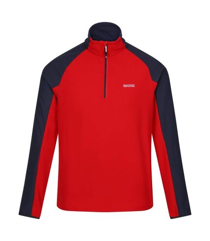 Polaire elson homme rouge danger / bleu marine Regatta