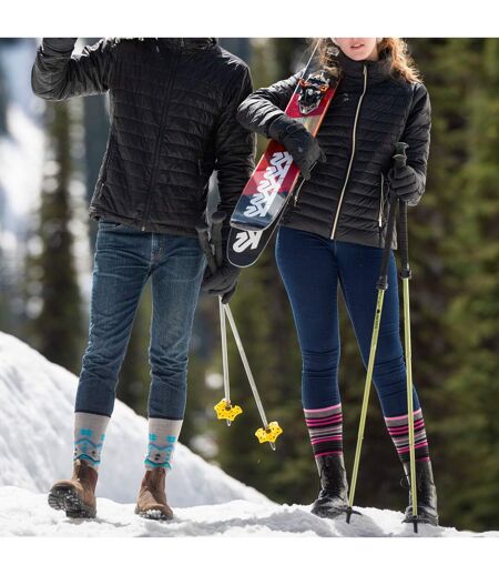 Ladies Thin Warm Winter Knee High Lightweight Thermal Ski Socks