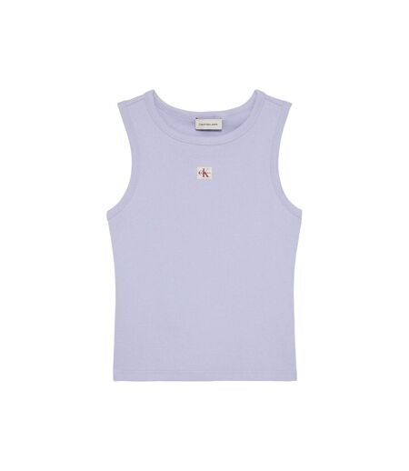Débardeur Motif/style Uni Femme Gris Clair Calvin Klein