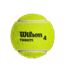 Balle de tennis jaune wilson triniti unite 4-1