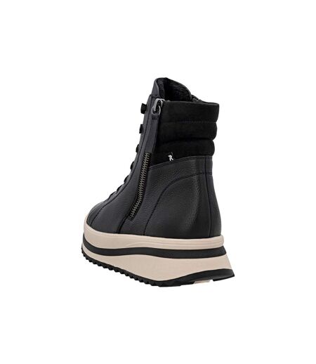 Basket Montante Cuir Rieker Castor