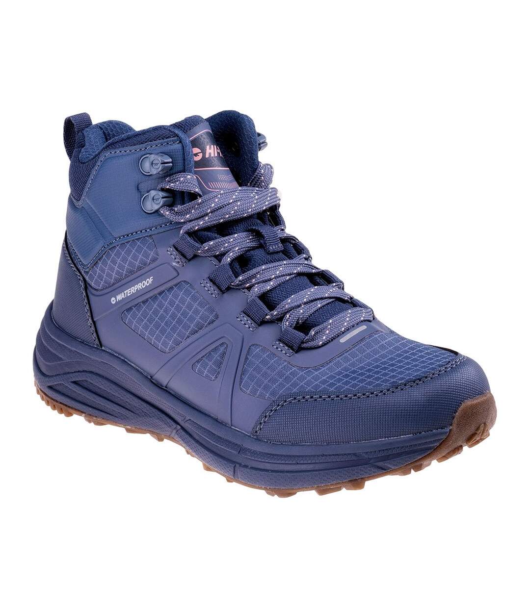 Chaussures granise femme bleu foncé / bleu clair / rose Hi-Tec-1