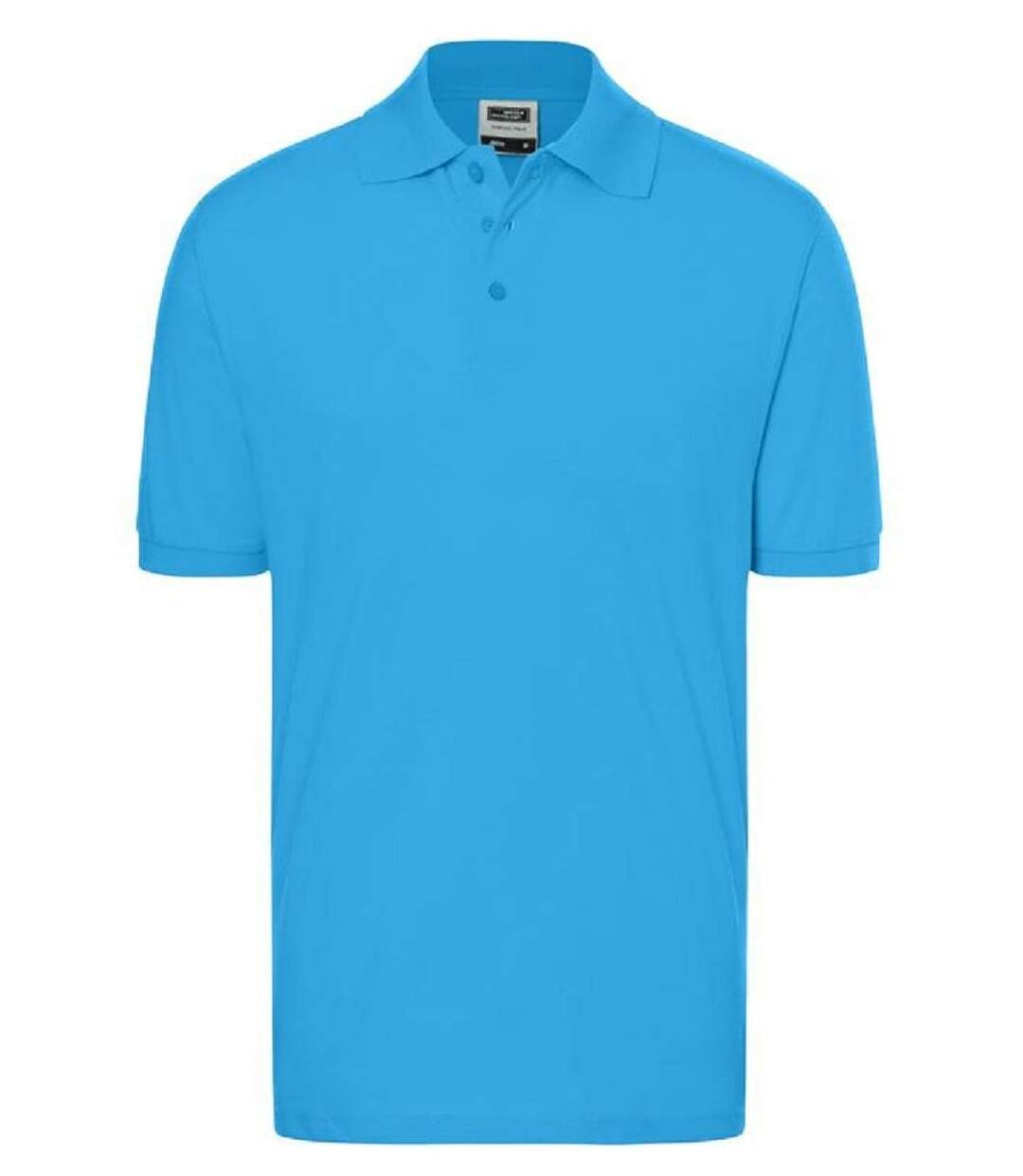 Polo manches courtes - Homme - JN070C - bleu aqua