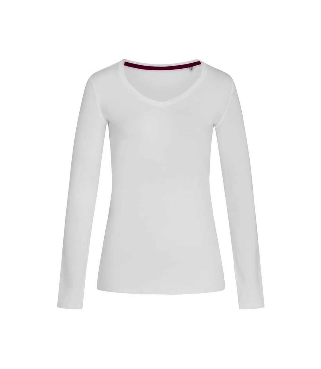 T-shirt à manches longues claire femme blanc Stedman