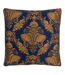 Shiraz jacquard traditional cushion cover 58cm x 58cm navy Paoletti