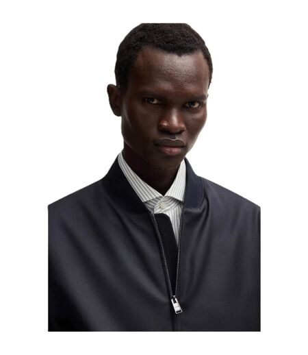 Blouson Aviateur H Hanry Homme Bleu Foncé Boss