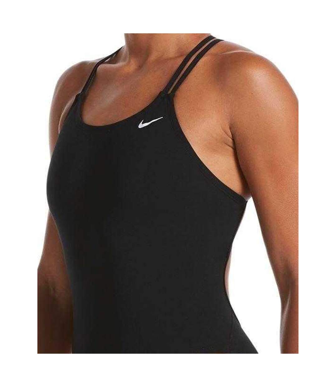 Maillot De Bain 1 Pièce Motif/style Araignée Femme Noir Nike-3