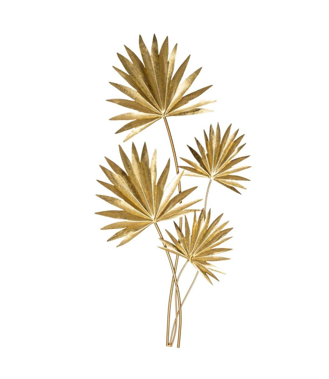Décoration Murale Feuille Design Feel 73cm Or-1