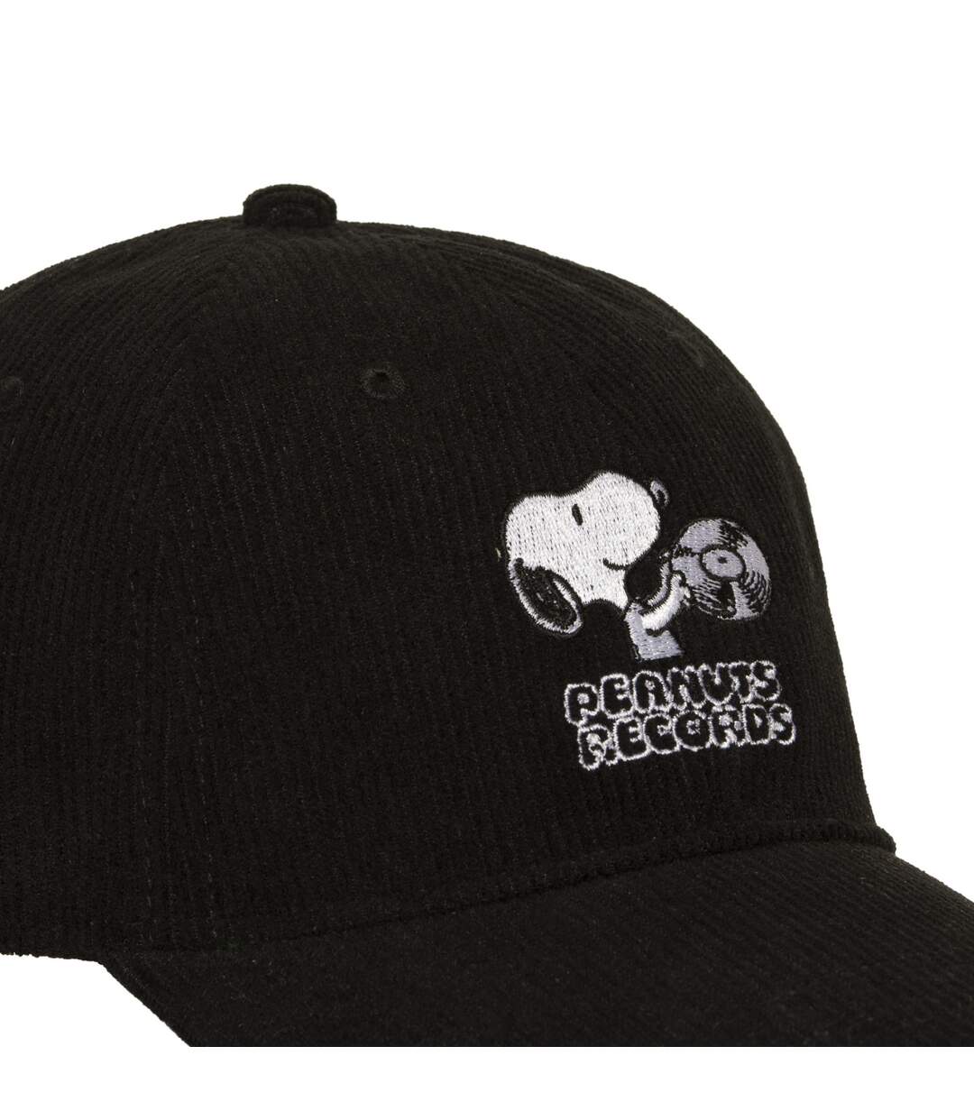 Casquette Dad cap velours avec broderie Peanuts Records Capslab-3