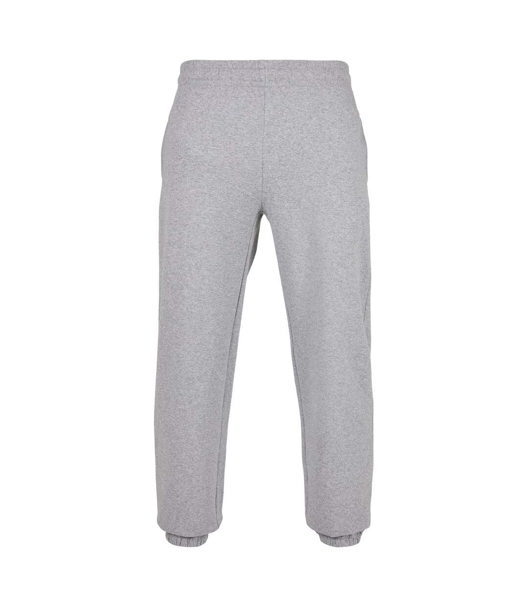 Pantalon de jogging basic adulte gris chiné Build Your Brand