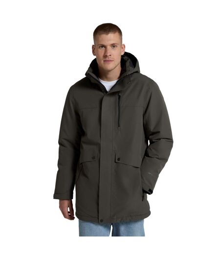 Mens lisbon waterproof parka dark khaki Animal