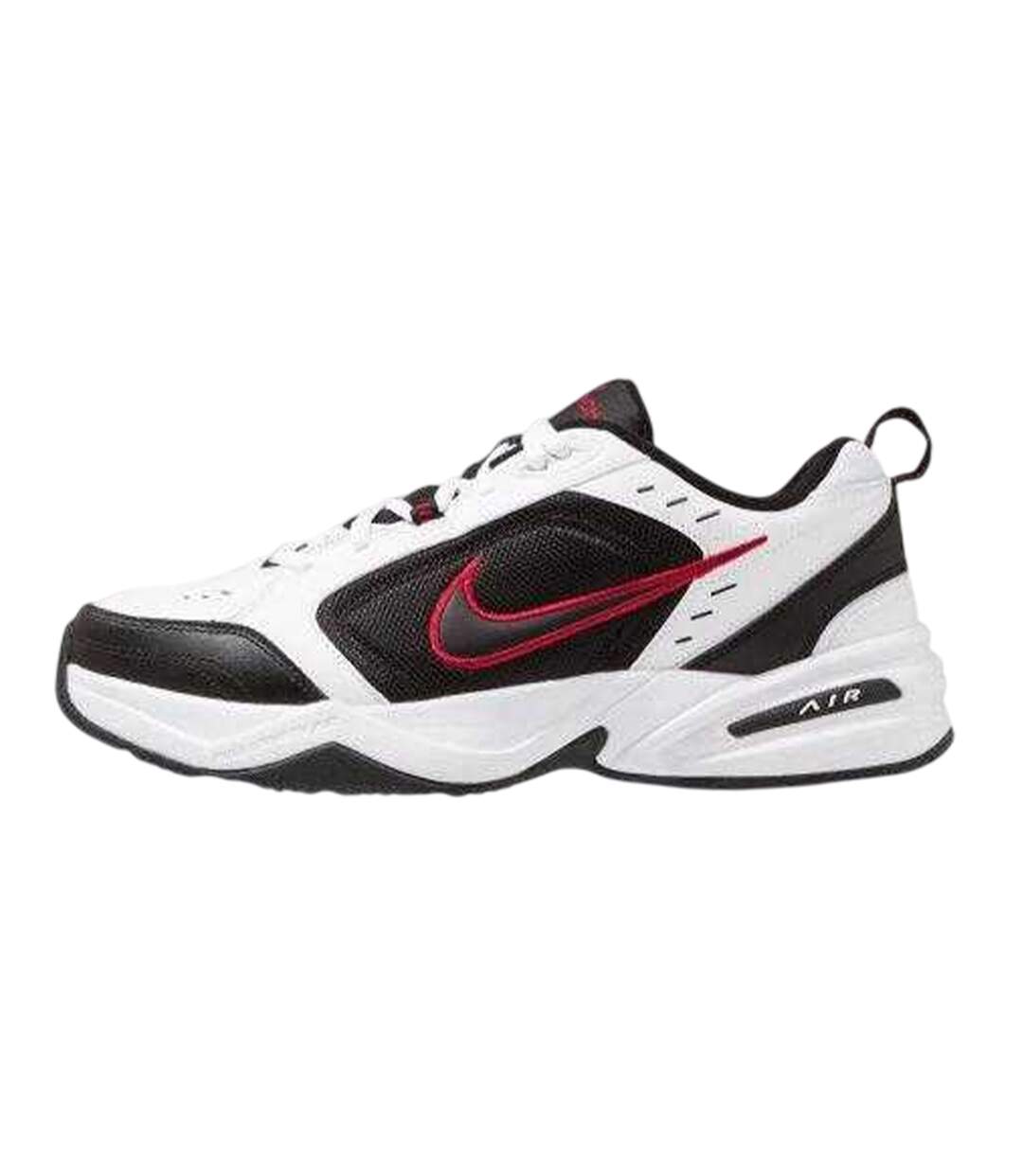 Mens Air Monarch Iv Swoosh Leather Training Shoes White Black Nike-3