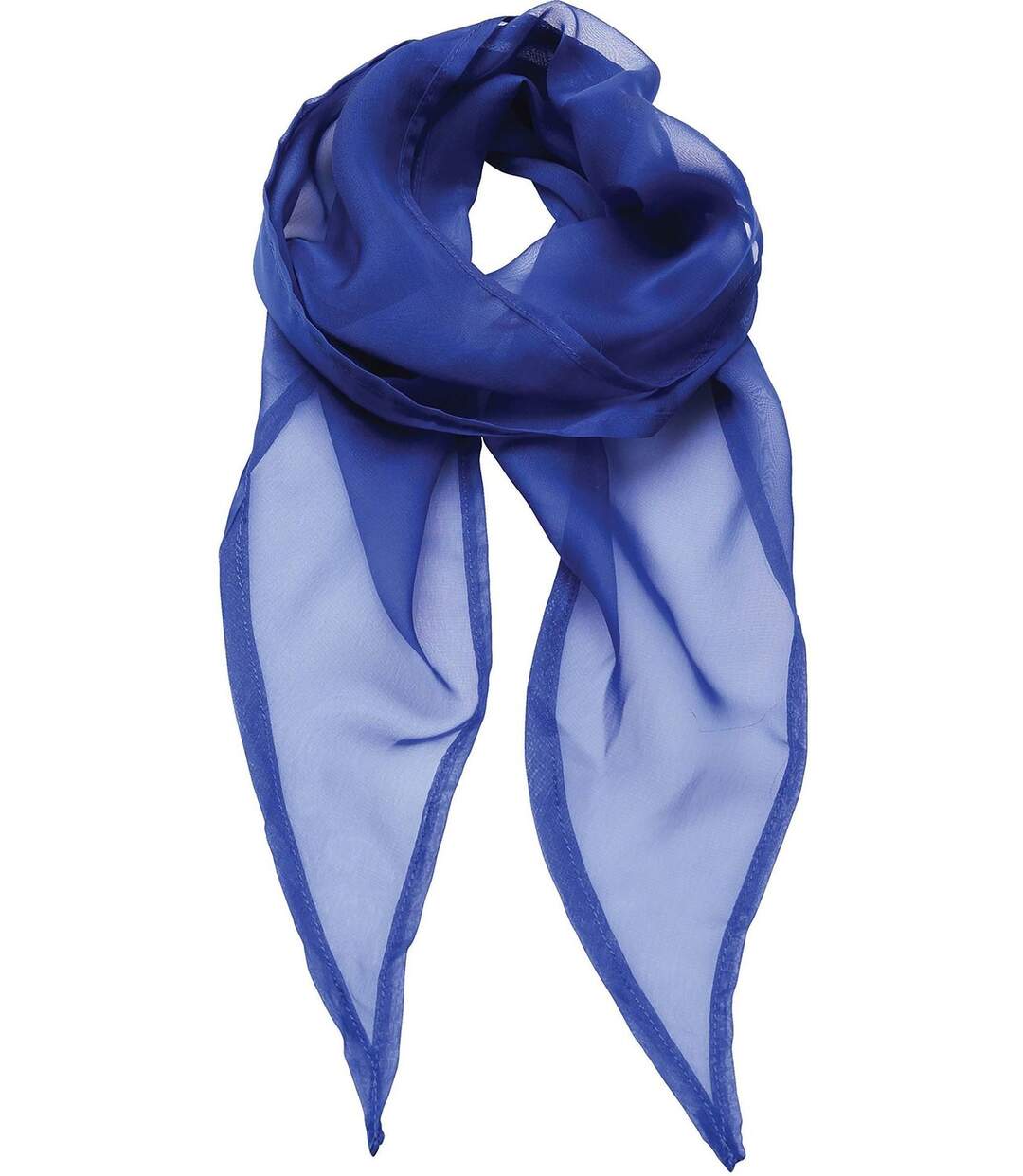 Foulard mousseline - PR740 - bleu roi-2