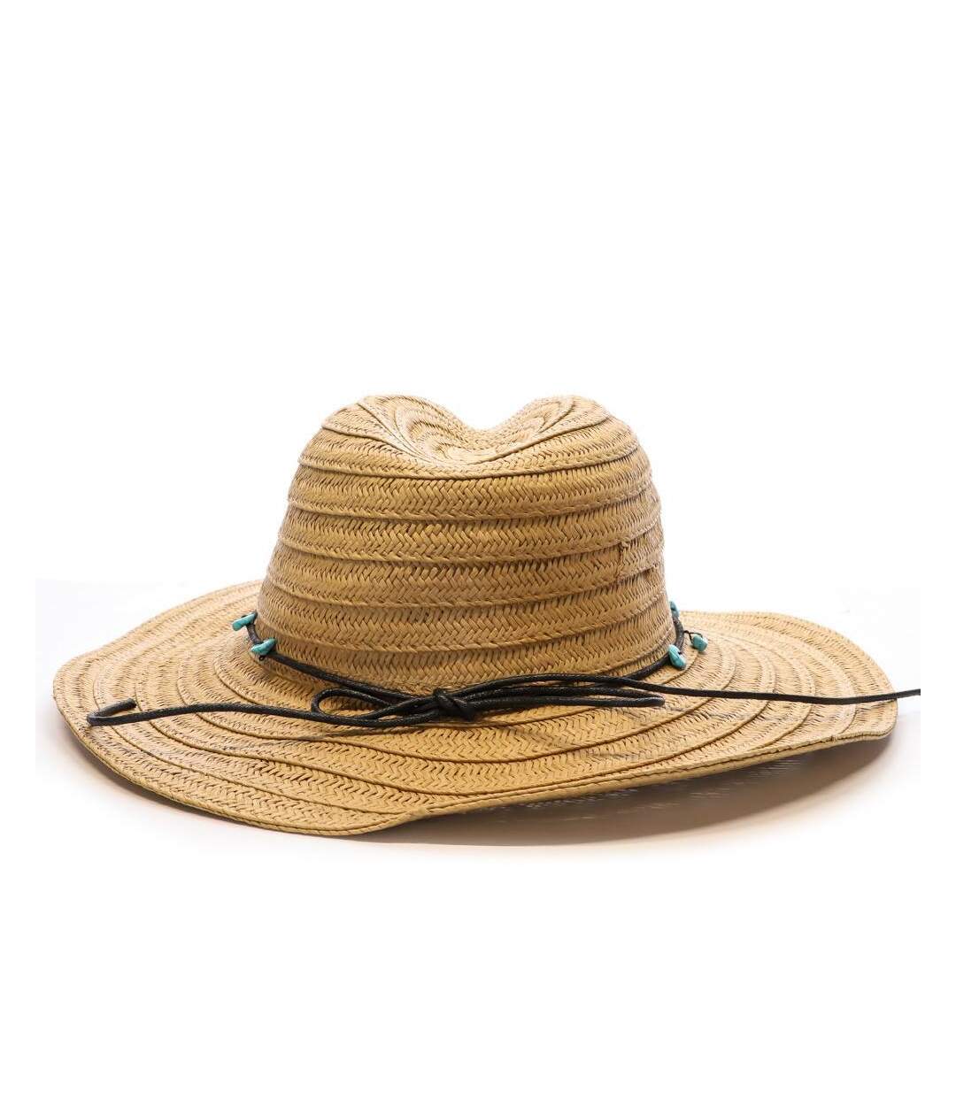 Chapeau de soleil en paille à large bord via lorenzo fedora-2