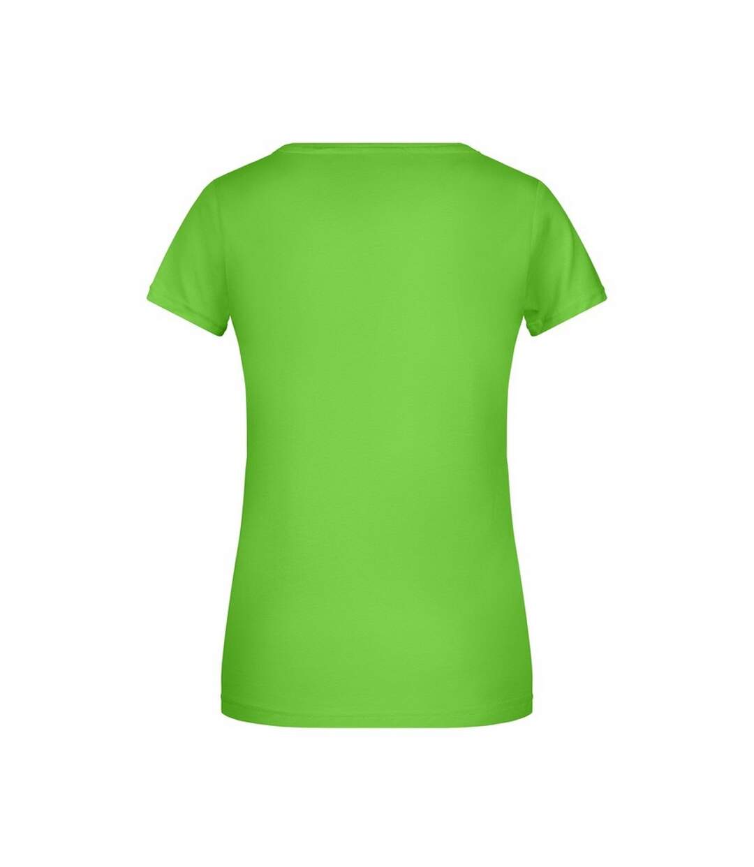 T-shirt Basic Femme Vert Citron James And Nicholson-2