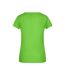 T-shirt Basic Femme Vert Citron James And Nicholson-2