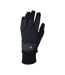 Unisex Adult Thinsulate Leather Bound Riding Gloves Black Hy-1