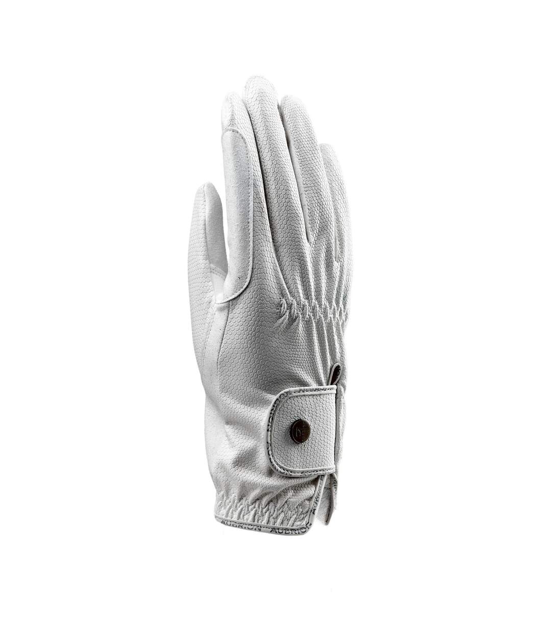 Gants d´équitation stadium femme blanc Aubrion