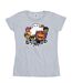 Disney - T-shirt BIG HERO BAYMAX GROUP MANGA - Femme (Gris chiné) - UTBI13364-1