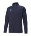 Mens Teamliga Tracksuit Top Peacoat Blue White Puma-1