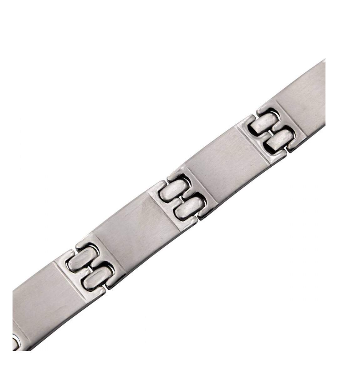 Bracelet Homme Acier Argenté