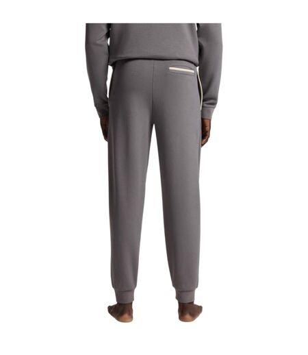 Mens Sense Patterned Slim Joggers Dark Grey Boss