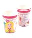 Lot de 6 Gobelets Jetables Princesse et Grenouille 25cl Rose-1