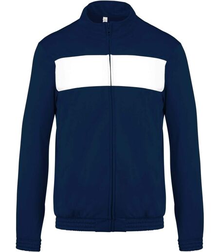 Veste survêtement sport PA347 - bleu marine - homme