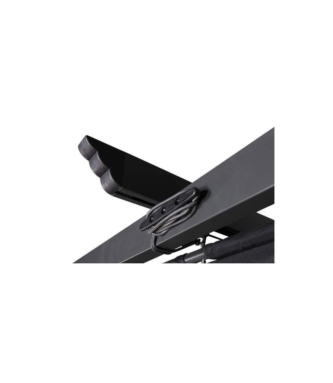 Pergola Avec Toit Lazio 395cm Noir-5