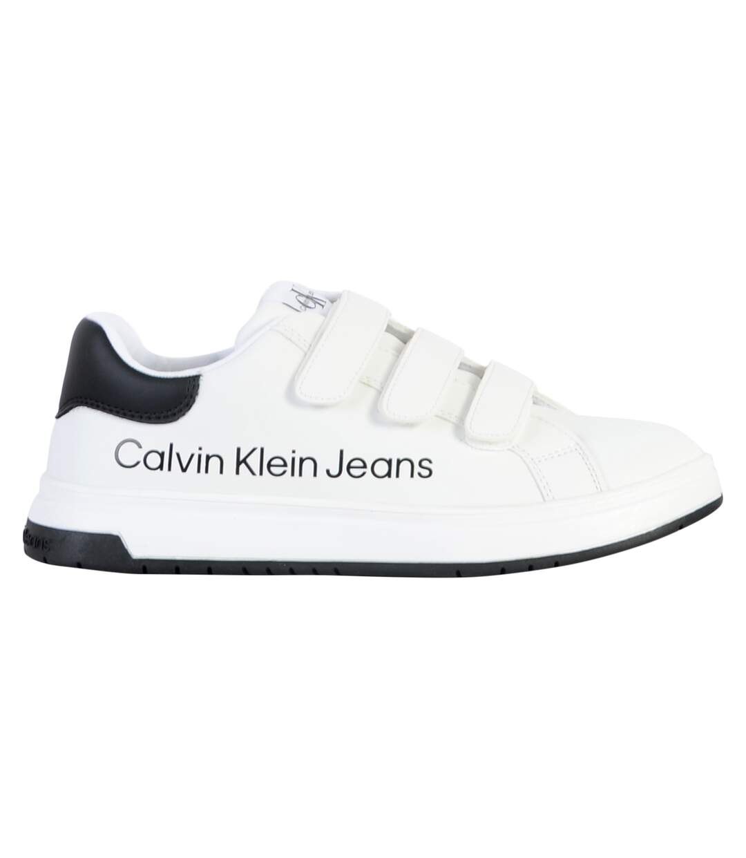 Basket Cuir Calvin Klein Jeans Juniors Low Cut Velcro-2