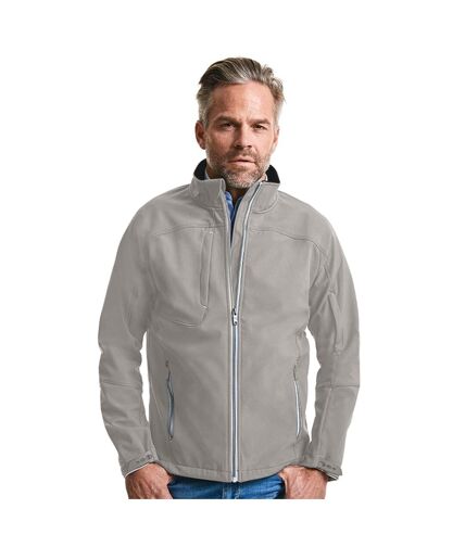 Veste en softshell bionic homme gris clair Russell