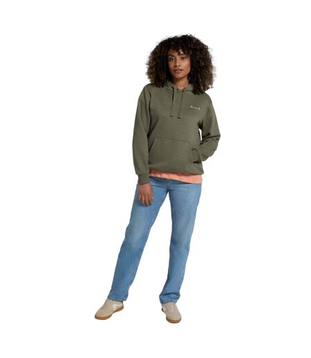 Sweat À Capuche Maya Femme Kaki Clair Animal