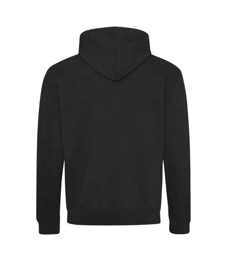Sweat À Capuche Varsity Adulte Noir Vif Orange Vif Awdis