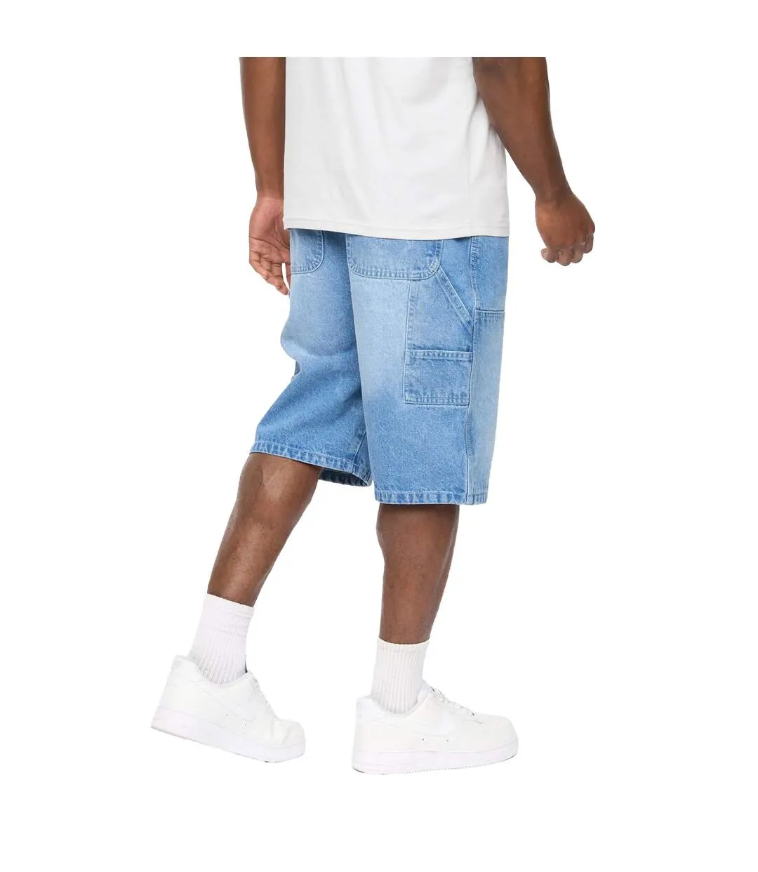 Short Teleman Homme Bleu Pâle Crosshatch-3