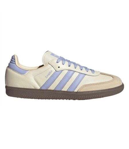 Womens/ladies Samba Og Leather Trainers Cream Adidas