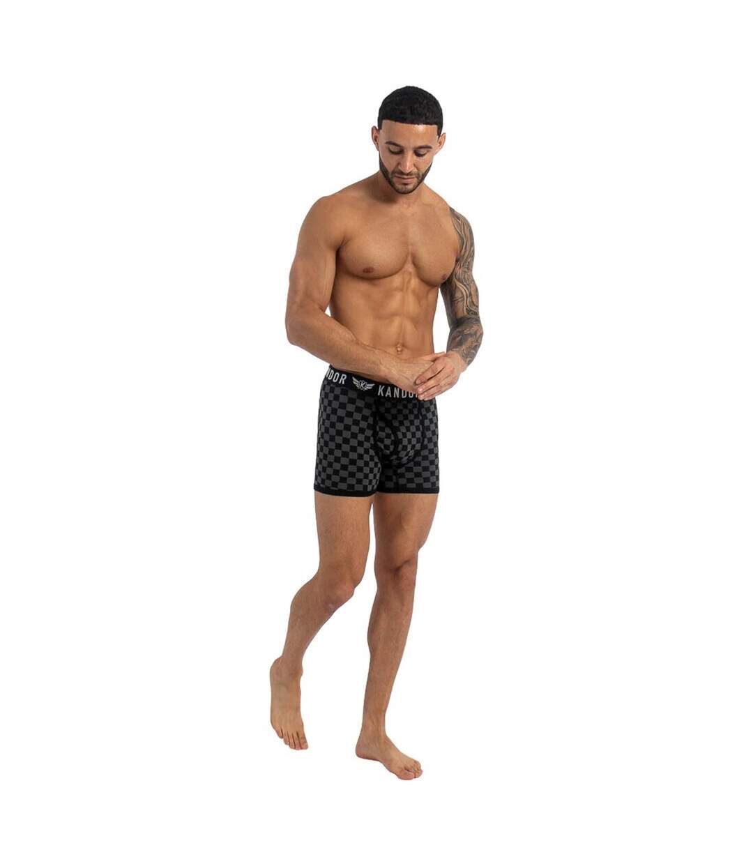 Boxers jeckers homme gris foncé Kandor