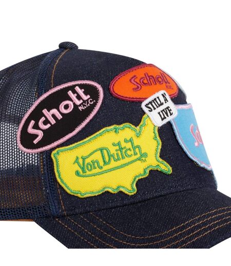 Casquette trucker avec filet Schott Denim Vondutch