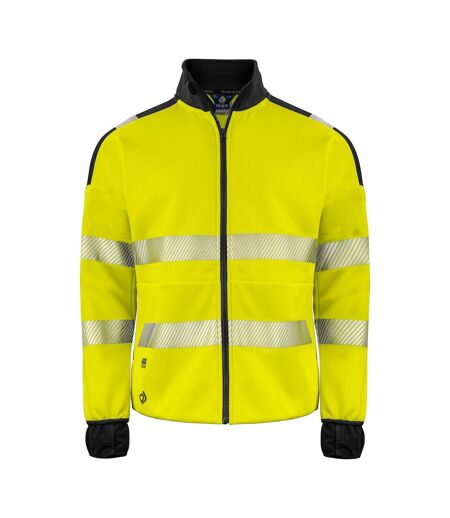 Mens Hi-vis Sweatshirt Yellow Black Projob