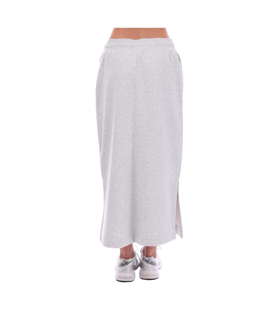 Jupe Longue Essentials Femme Gris Clair Adidas-2
