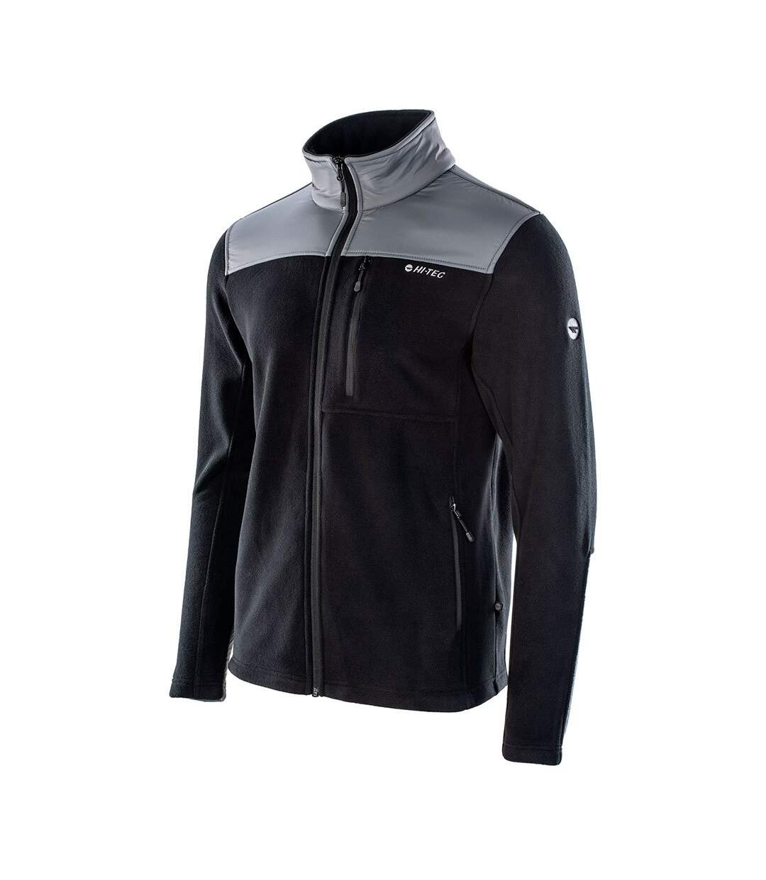 Veste Polaire Hanis Homme Noir Gris Foncé Hi-Tec-3