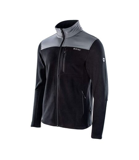 Veste Polaire Hanis Homme Noir Gris Foncé Hi-Tec