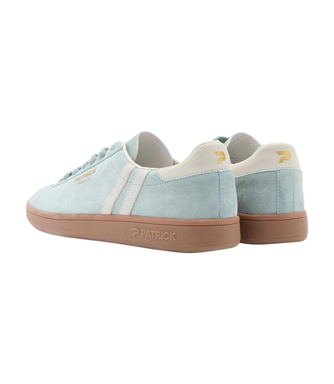 Baskets Monaco Homme Vert Beige Patrick-2